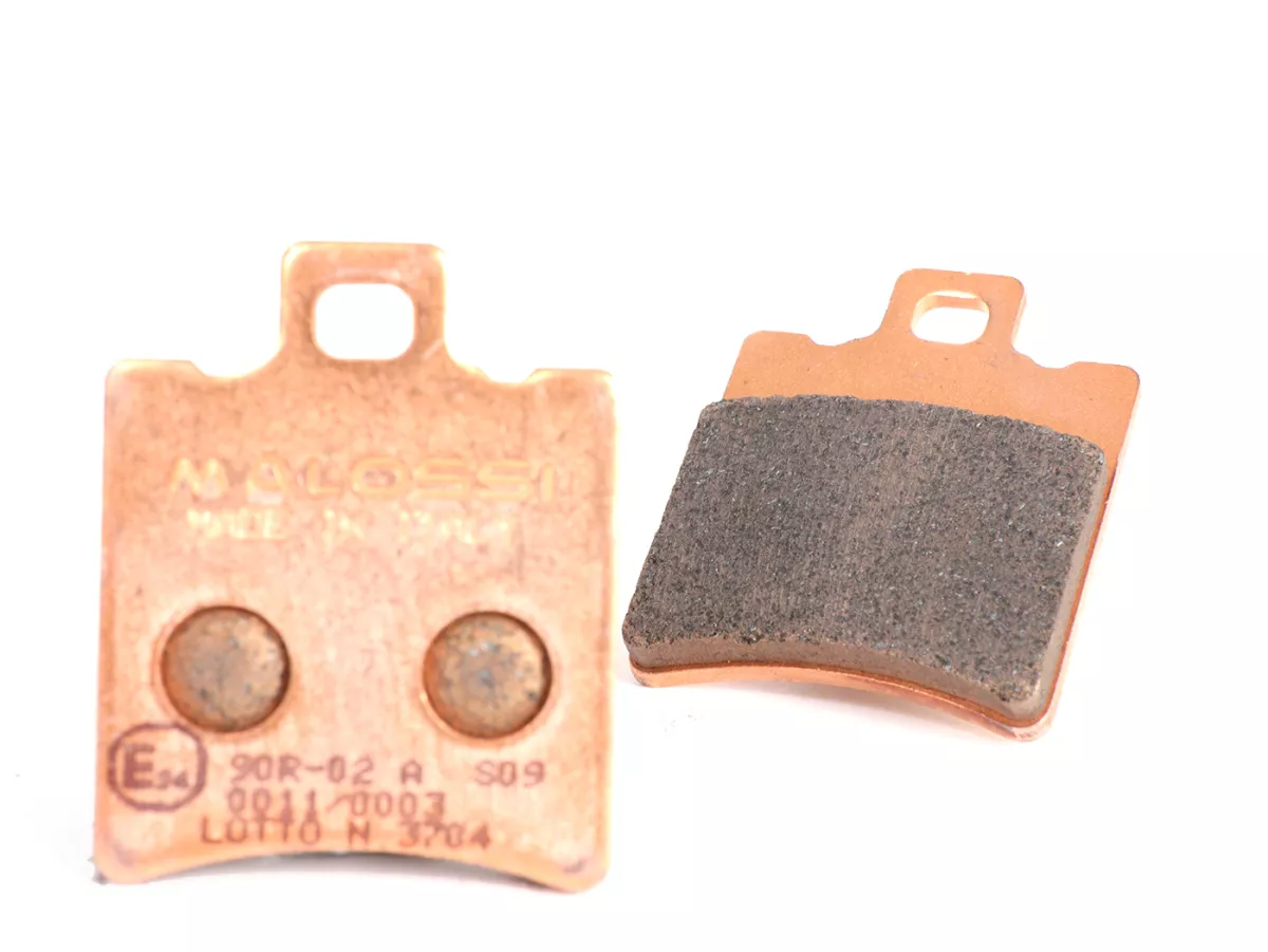 Pastillas de freno -MALOSSI- MHR SYNT - homologadas 39,7x49,5mm- pinza de freno SIP, APRILIA Amico GL, GLE, LX, Sport Life, LX 50 ccm año 1992 (v), Area 51 50 ccm año 1998 (vh), Compay 125 ccm año 2003 (v), Compay 50 ccm año 2002 (v), Gulliver 50 ccm año 