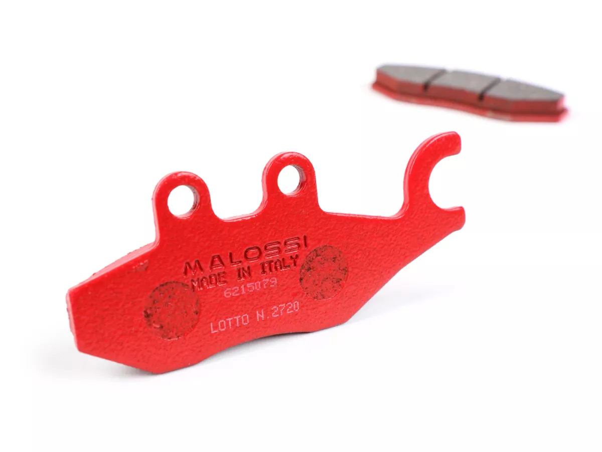 Bromsbelägg -MALOSSI MHR Synt 76,8x41,8/96,9x41,2mm- Heng Tong (Ø12mm) - GTS300 HPE, Supertech, Supersport, Super Racing Sixties, Super Notte, Yacht Club, Touring, Super, GTV300 Sei Giorni, GT, GTL, GTS, Runner FX/FXR/VX/VXR 125-180-200, SP50, Fuoco 500,