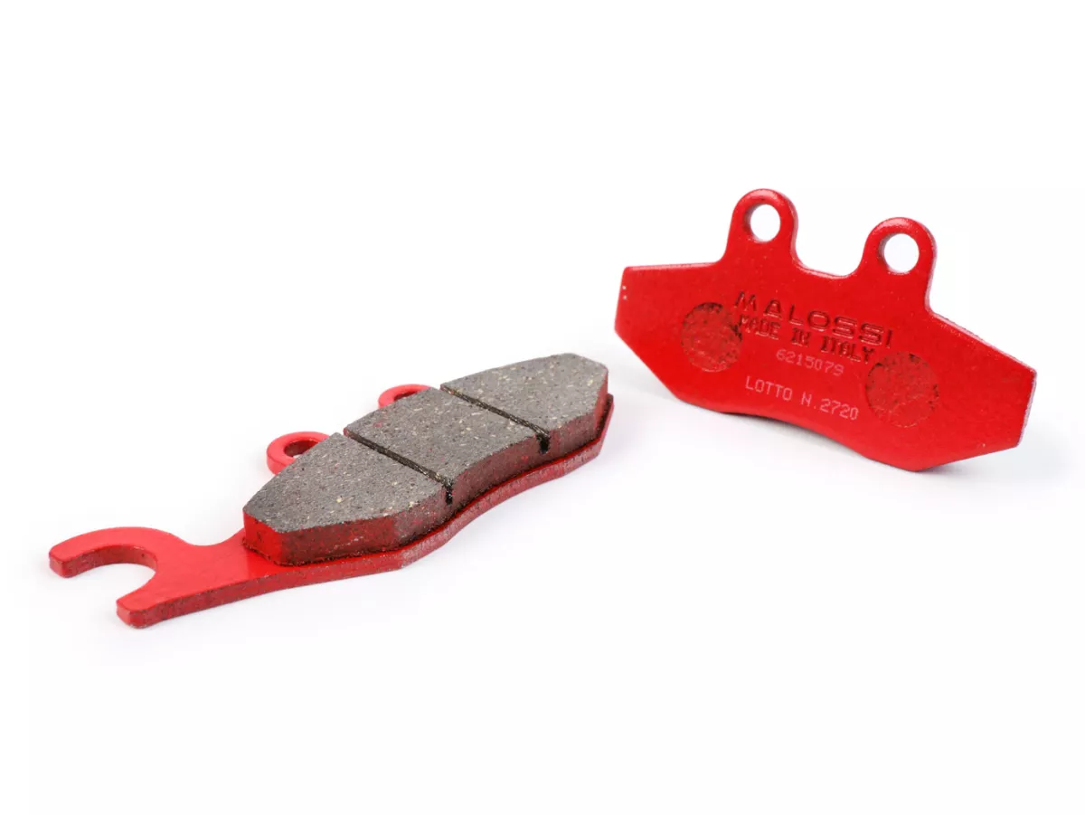 Bromsbelägg -MALOSSI MHR Synt 76,8x41,8/96,9x41,2mm- Heng Tong (Ø12mm) - GTS300 HPE, Supertech, Supersport, Super Racing Sixties, Super Notte, Yacht Club, Touring, Super, GTV300 Sei Giorni, GT, GTL, GTS, Runner FX/FXR/VX/VXR 125-180-200, SP50, Fuoco 500,