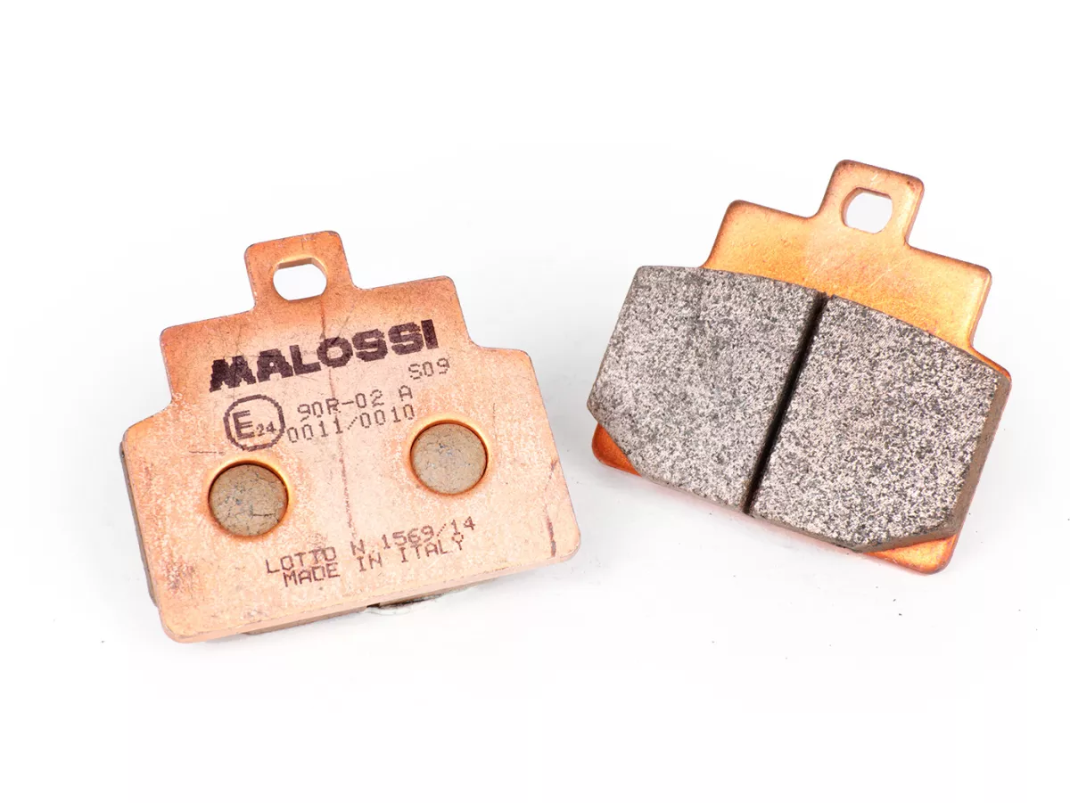 Remblokken -MALOSSI- MHR SYNT - gehomologeerd 53,9x50,7mm - APRILIA Habana 125, Mojito 125, Leonardo 125-150, Scarabeo 100, SR 125-150