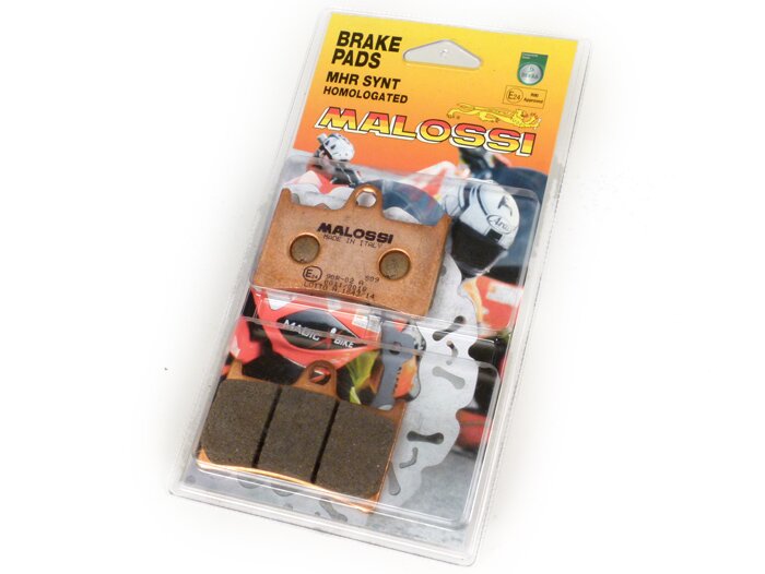 Brake pads -MALOSSI MHR Synt 69.2x51.3mm- Brembo Bremsattel (Vespa GTS), Yamaha XP500 T-Max, XP530 T-Max, MT-07, MT-09, MT-10, YZF-R1 1000, YZF-R1M 1000, XJR1300