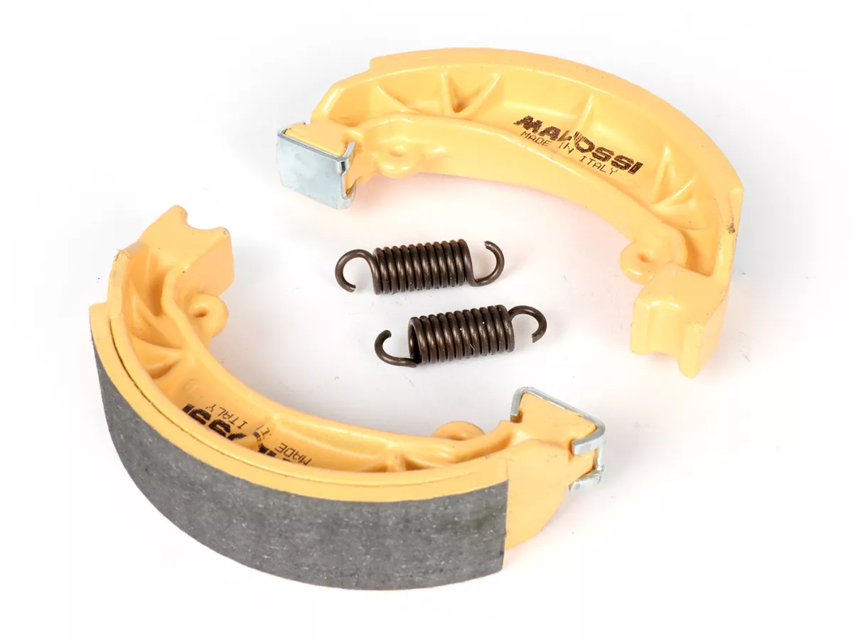 Ganasce freno BRAKE POWER -MALOSSI- Ø=110x25mm - PEUGEOT Speedfight, Ludix, Django, Tweet, TKR, Vivacity, Elyseo, Kisbee, MALAGUTI F10, F12, F15, Centro, Ciak, Yesterday, APRILIA Amico, Rally, Gulliver, SR50, Scarabeo, Sportcity, Sonic