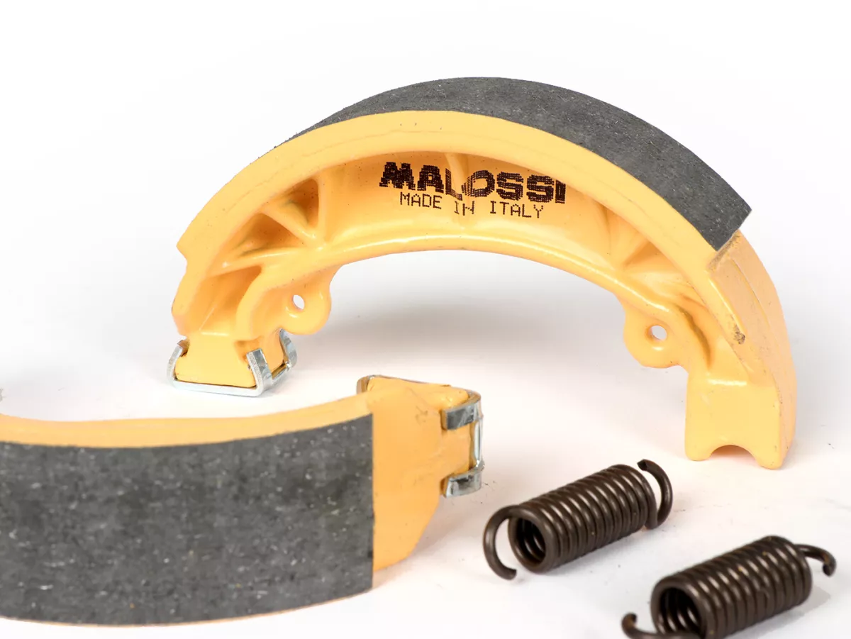 Ganasce freno BRAKE POWER -MALOSSI- Ø=110x25mm - PEUGEOT Speedfight, Ludix, Django, Tweet, TKR, Vivacity, Elyseo, Kisbee, MALAGUTI F10, F12, F15, Centro, Ciak, Yesterday, APRILIA Amico, Rally, Gulliver, SR50, Scarabeo, Sportcity, Sonic