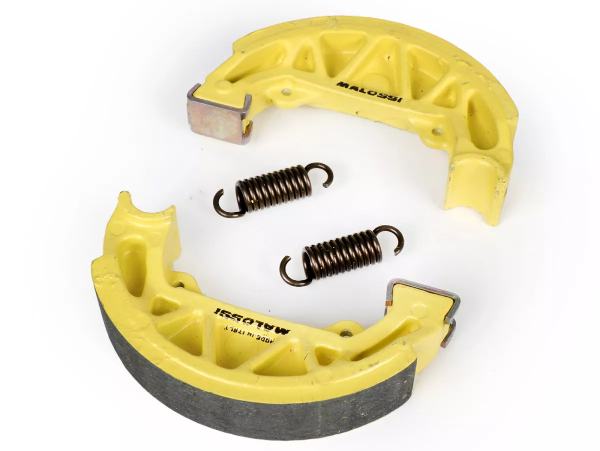 Ganasce freno BRAKE POWER -MALOSSI- Ø=100x20mm, senza scanalatura- PIAGGIO TPH 50, NRG MC2 50, NRG 50, NTT 50, Sfera 50 RST, Sfera 80, Zip 50, GILERA Storm 50, Easy Moving 50