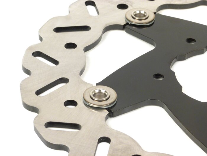 Brake disc -MALOSSI Whoop floating OS Ø250x58mm 5o - F32S/F37R- GILERA Runner 50cc 2t LC PureJet 2006 (f), Runner 50cc 2t LC SP-carb (C451M) 2006 (f), Runner 125cc 4-stroke LC VX 2006 (f), Runner 200cc 4-stroke LC VXR 2006 (f)