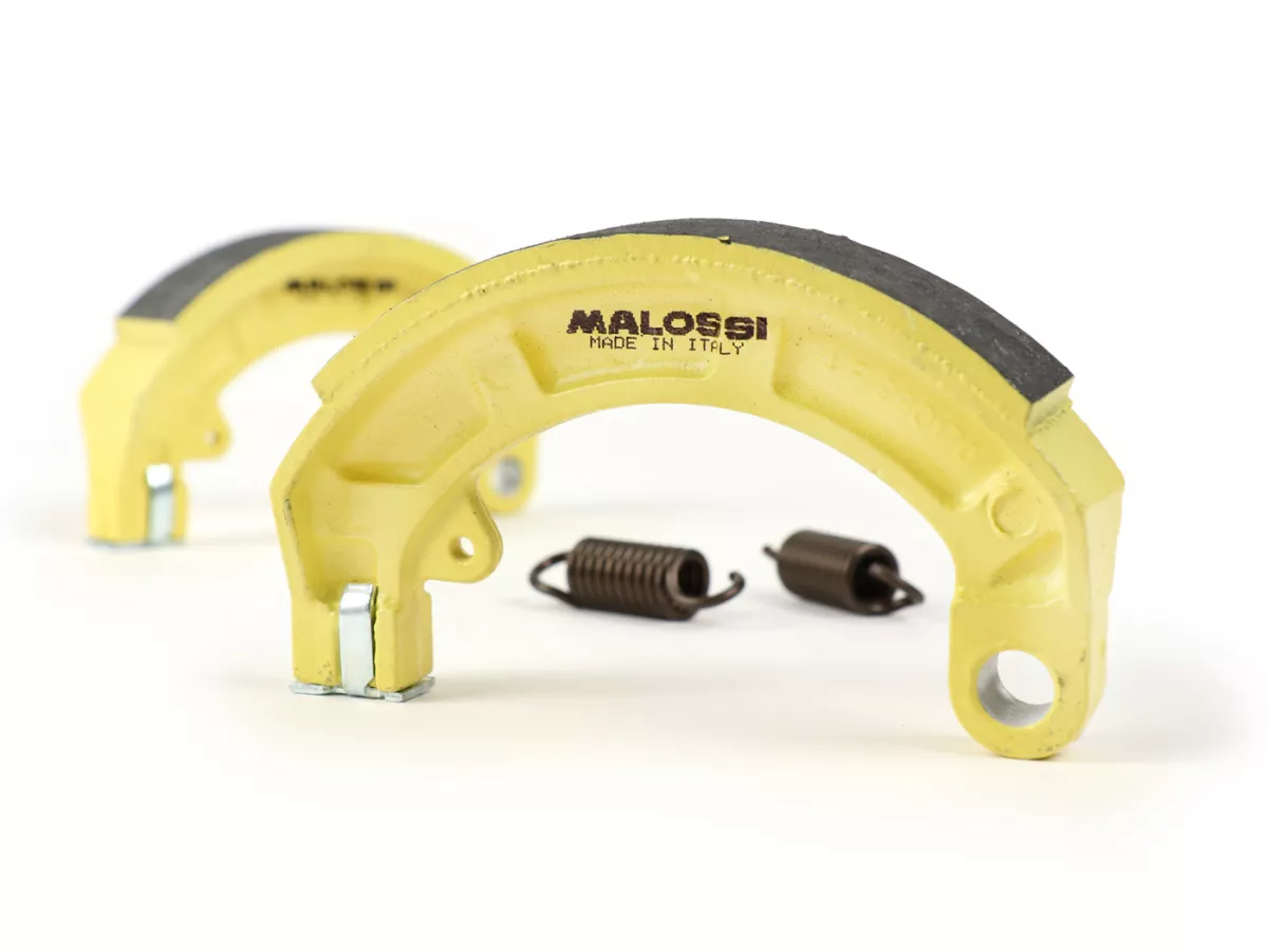Bromsskor -MALOSSI Ø=150x24mm- VESPA V50 (h), SS50, SS90 (h), PV125 (h), ET3 (h) - 10 tum