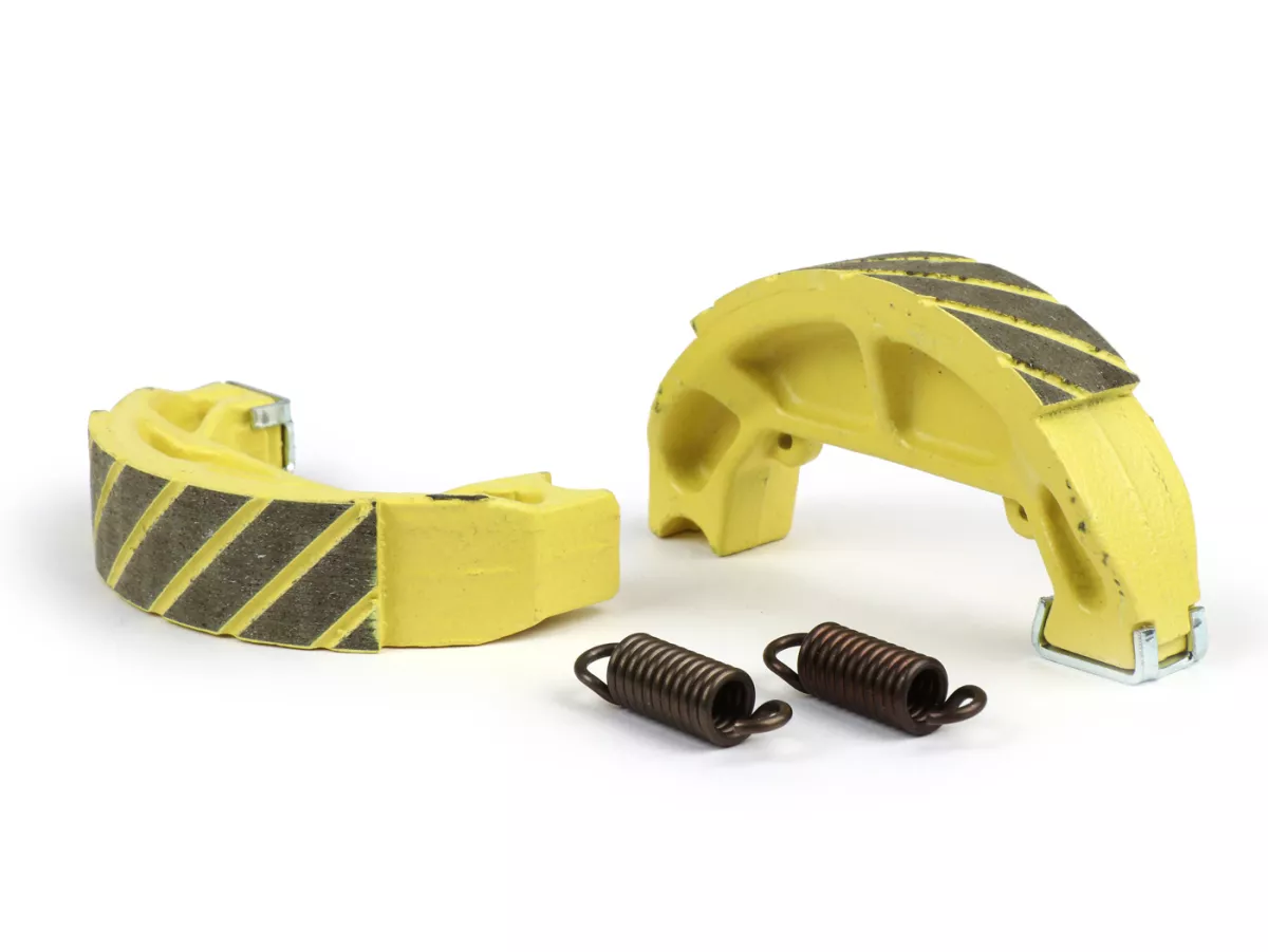 Sepatu rem BRAKE POWER -MALOSSI- Ø = 100x20mm, dengan alur- PIAGGIO TPH 50, NRG MC2 50, NRG 50, NTT 50, Sfera 50 RST, Sfera 80, Zip 50, GILERA Badai 50, Easy Moving 50
