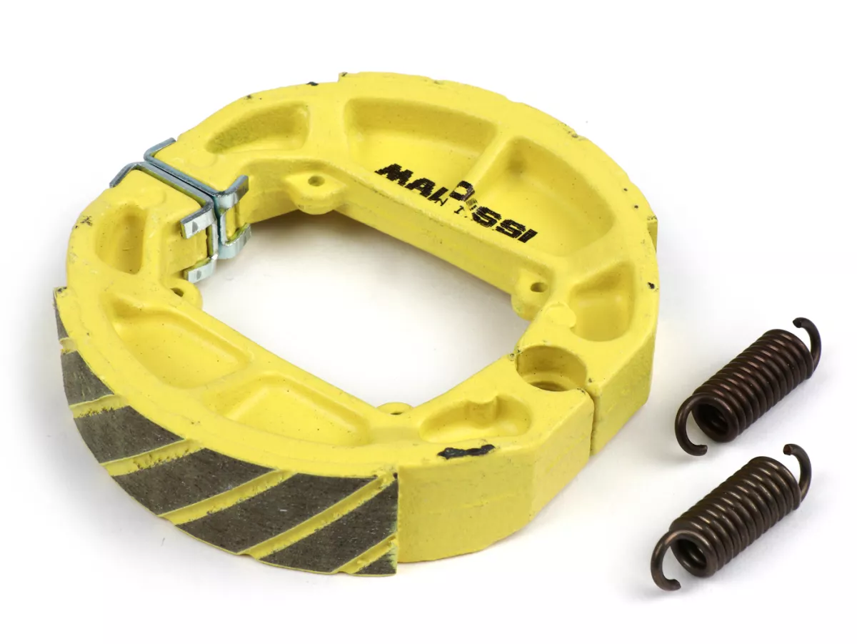 Sepatu rem BRAKE POWER -MALOSSI- Ø = 100x20mm, dengan alur- PIAGGIO TPH 50, NRG MC2 50, NRG 50, NTT 50, Sfera 50 RST, Sfera 80, Zip 50, GILERA Badai 50, Easy Moving 50