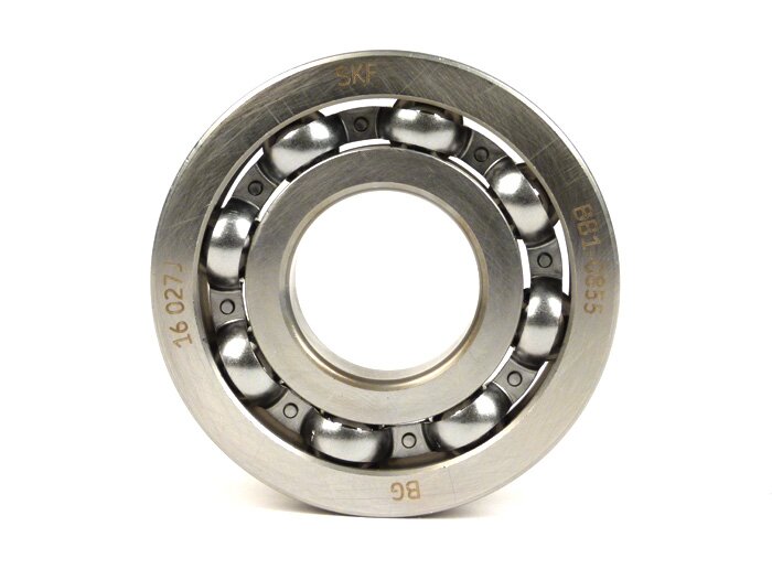 Ball bearing for crankshaft -MALOSSI Sport- 613912 (25x62x12mm) - C4, ball Ø=10.3mm - (used for crankshaft, drive side Vespa PX, T5 125cc, Rally180, Rally200, Sprint, GS150 / GS3, VNA, VNB, VBA)