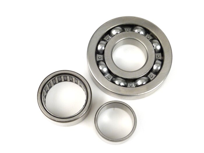 Ball bearing set crankshaft -MALOSSI Sport Vespa PX- 613912 (25x62x12mm) - C4, ball Ø=10.3mm + NBI 253815- (25x38x15mm) - (used for crankshaft Vespa PX, Sprint Veloce, Rally200 (Ducati))