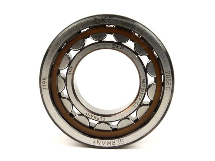 Bantalan rol poros engkol -MALOSSI- NU 205 (25x52x15mm) tipe 1 - poliamida C3 - (digunakan untuk sisi poros engkol alternator Lambretta LI (seri 2-3), LIS, SX, TV (seri 2-3), Vespa T5 125cc, GS160 / GS4, SS180)