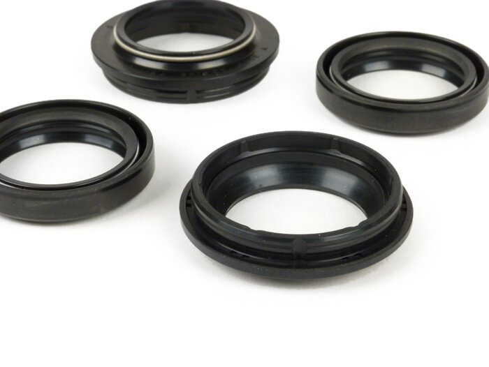 Sats dammring + gaffel med tätningsring -MALOSSI F32S- inre Ø=31,75mm