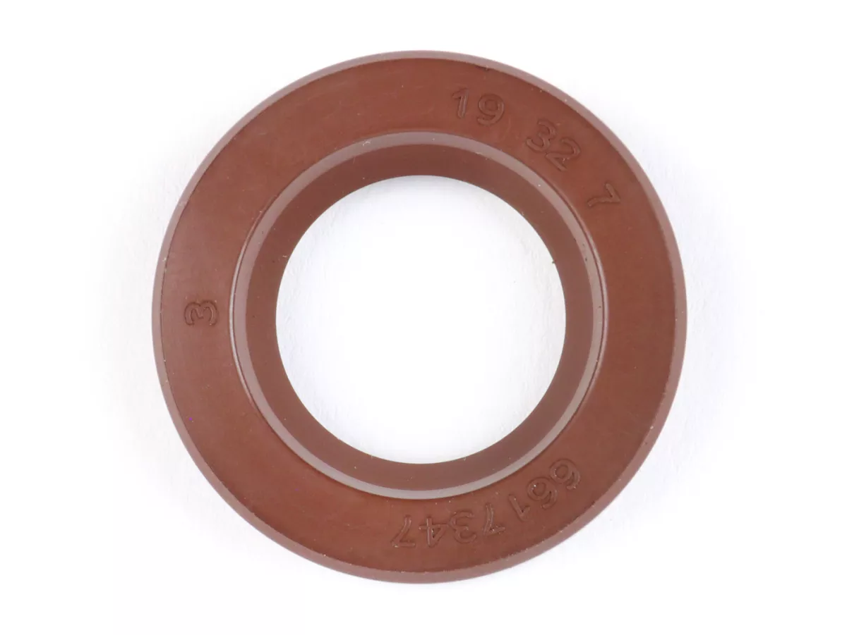 Oljetätning 19x32x7mm -MALOSSI PTFE/FKM- (används för vevaxelns alternatorsida Vespa V50, V90, SS50, SS90, PV125, ET3, PK S)