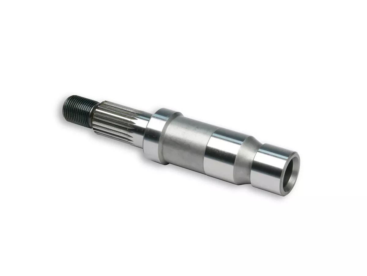 Wheel axle -MALOSSI MHR Ø 27 mm, 136,9mm- GILERA/PIAGGIO 50ccm, 2T AC/LC