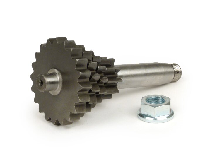Gear cluster -MALOSSI Sport- Vespa V50, PV125, ET3, PK50, PK80, PK125 S-XL - 10-14-17-20 teeth (used with genuine gear box, shortens 3rd and 4th gear)