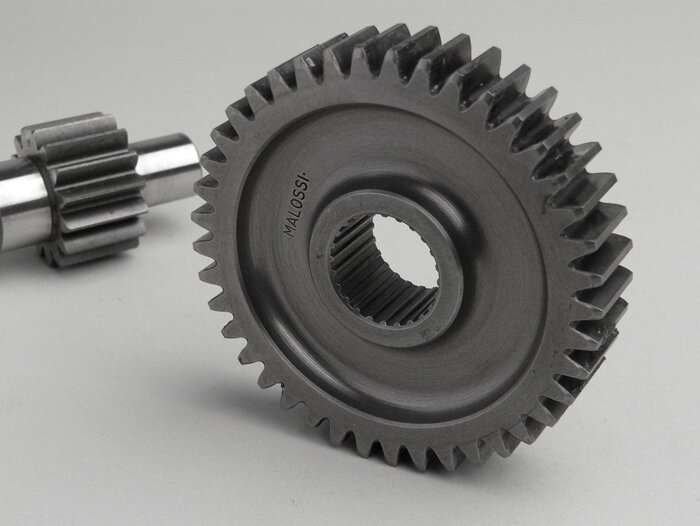 Gearbox secondary -MALOSSI- Piaggio SKR125 (CSM1T), TPH125 (ZAPM02), Hexagon EX125 (EXS1T), Hexagon EX150 (EXV1T) - (1st version geared) - 15/41 = 1:2.73
