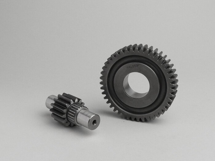 Gearbox sekunder -MALOSSI- Gilera Runner FXR180 (ZAPM08), Piaggio Hexagon LXT180 (ZAPM06), Italjet Dragster180 (DR5810) - (versi ke-2 yang ditekan) - 14/43 = 1:3.07