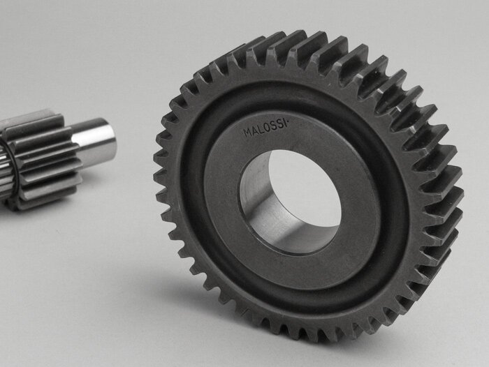 Gearbox sekunder -MALOSSI- Gilera Runner FXR180 (ZAPM08), Piaggio Hexagon LXT180 (ZAPM06), Italjet Dragster180 (DR5810) - (versi ke-2 yang ditekan) - 14/43 = 1:3.07