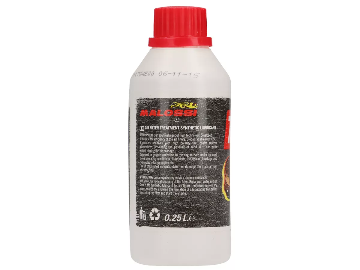 Air filter oil 7.1 -MALOSSI Racing synthetic- 250ml