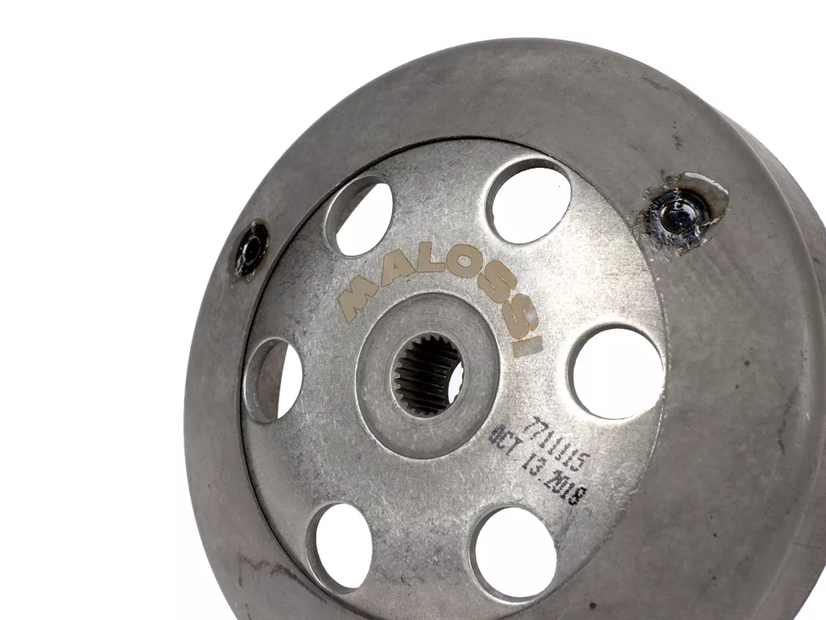 Campana frizione -MALOSSI Campana frizione- Piaggio/Gilera 50-100 ccm (2 tempi, 4 tempi), Peugeot 50 ccm, Kymco 50 ccm, SYM 50 ccm, GY6 (4 tempi) 50ccm Ø=107mm