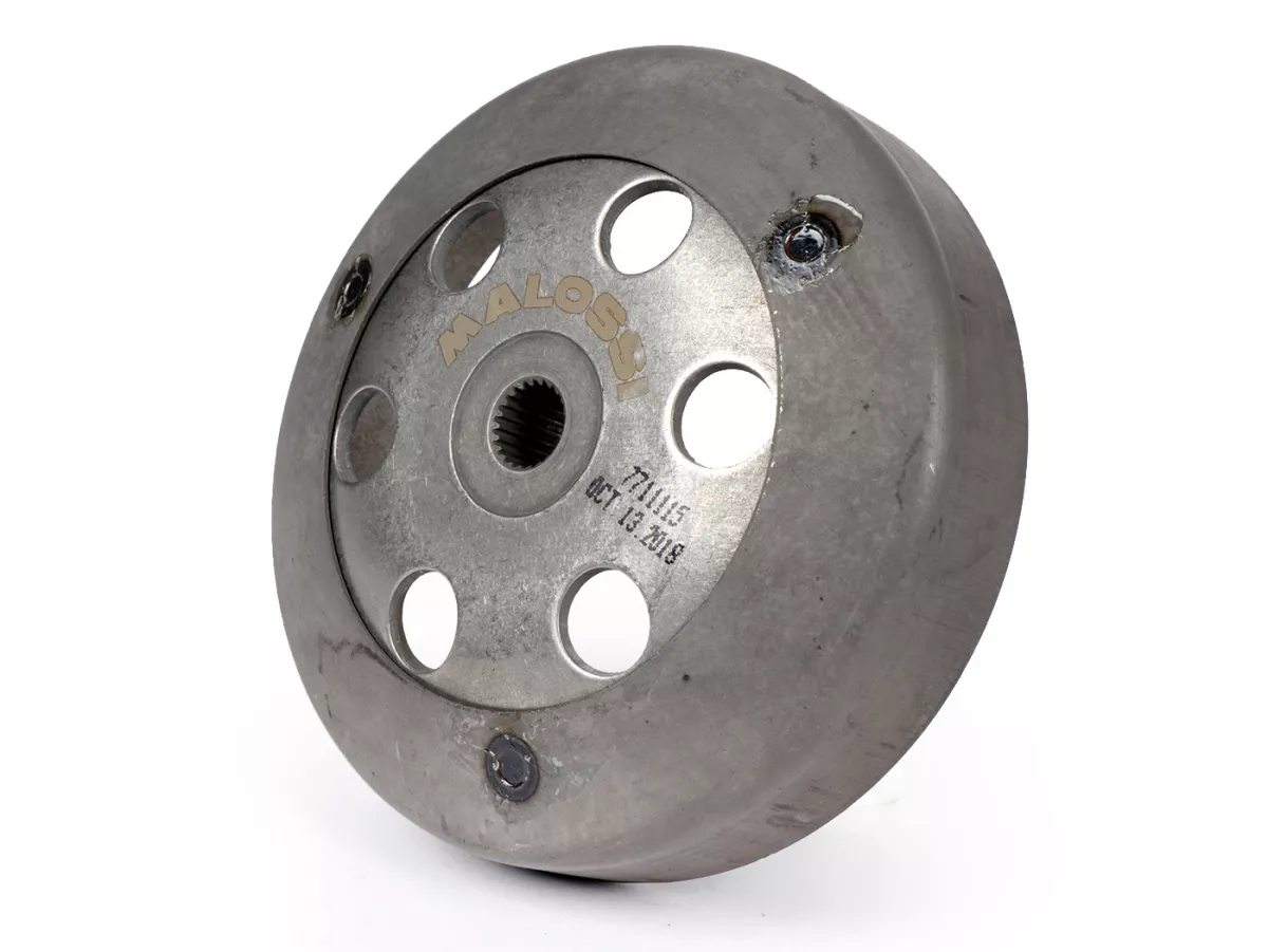 Campana frizione -MALOSSI Campana frizione- Piaggio/Gilera 50-100 ccm (2 tempi, 4 tempi), Peugeot 50 ccm, Kymco 50 ccm, SYM 50 ccm, GY6 (4 tempi) 50ccm Ø=107mm