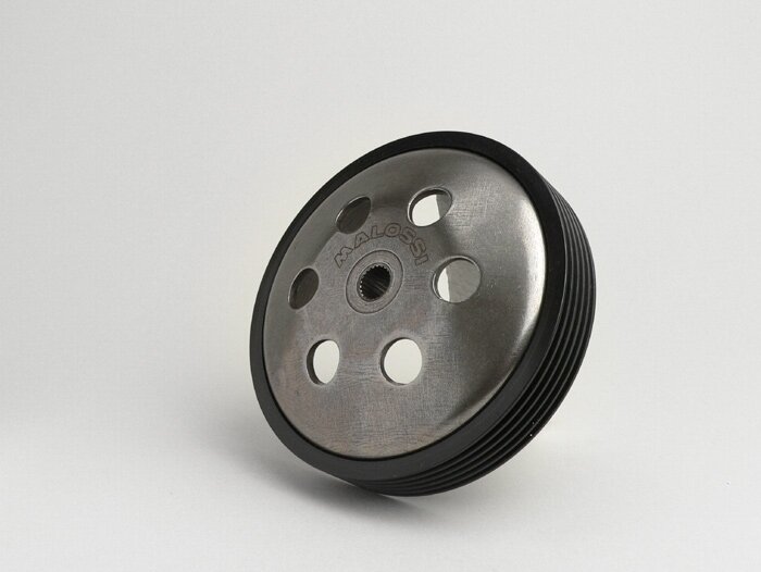 Campana de embrague -MALOSSI Wingbell- Piaggio/Gilera 50-100 ccm (2 tiempos, 4 tiempos), Peugeot 50 ccm, Kymco 50 ccm, SYM 50 ccm, GY6 (4 tiempos) 50ccm Ø=107mm