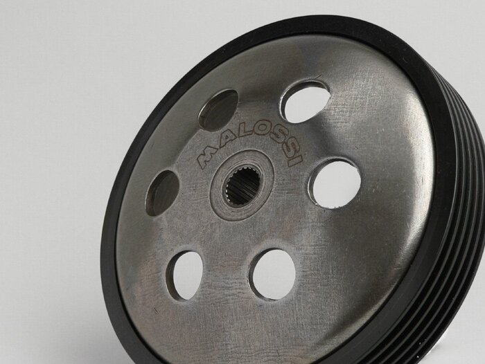 Campana de embrague -MALOSSI Wingbell- Piaggio/Gilera 50-100 ccm (2 tiempos, 4 tiempos), Peugeot 50 ccm, Kymco 50 ccm, SYM 50 ccm, GY6 (4 tiempos) 50ccm Ø=107mm