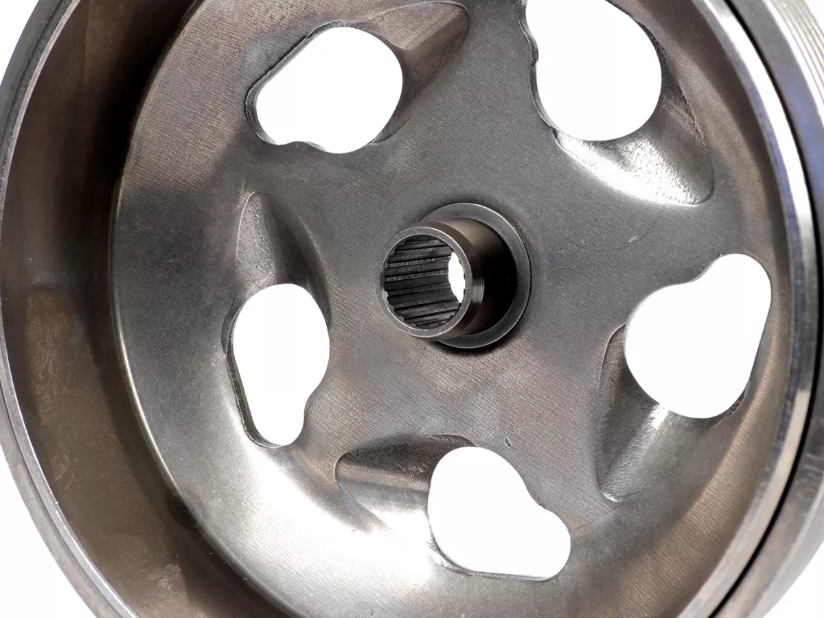 Koppelingshuis -MALOSSI Maxi Wing koppelingshuis- Ø134mm - VESPA GTS 125-150 Euro4 2017-2020, PIAGGIO Medley 125-150 Euro4 2017-2020