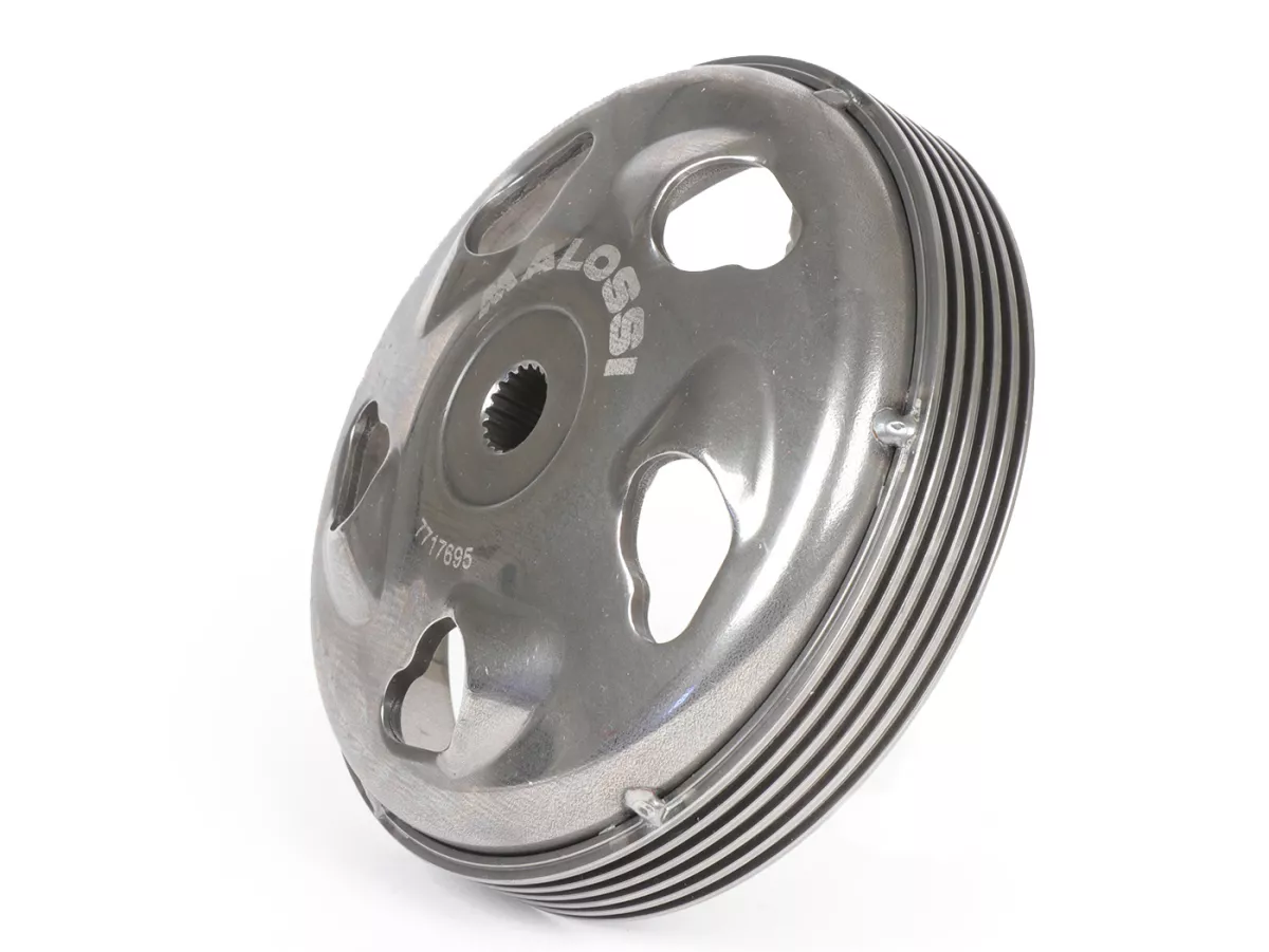 Clutch bell -MALOSSI Maxi Wing Clutch Bell- Ø125mm - HONDA 125-150, KYMCO 125-200, SYM 125-200, PEUGEOT 125-150, SCOMADI TT 125, Royal Alloy GP 125, LAMBRETTA V 125 Special