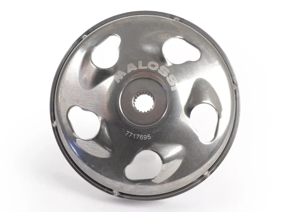 Clutch bell -MALOSSI Maxi Wing Clutch Bell- Ø125mm - HONDA 125-150, KYMCO 125-200, SYM 125-200, PEUGEOT 125-150, SCOMADI TT 125, Royal Alloy GP 125, LAMBRETTA V 125 Special