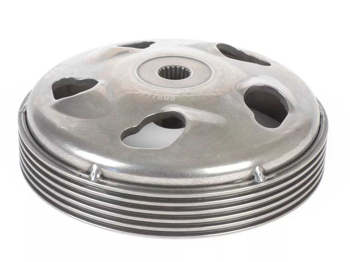 Clutch bell -MALOSSI Maxi Wing Clutch Bell- Ø125mm - HONDA 125-150, KYMCO 125-200, SYM 125-200, PEUGEOT 125-150, SCOMADI TT 125, Royal Alloy GP 125, LAMBRETTA V 125 Special