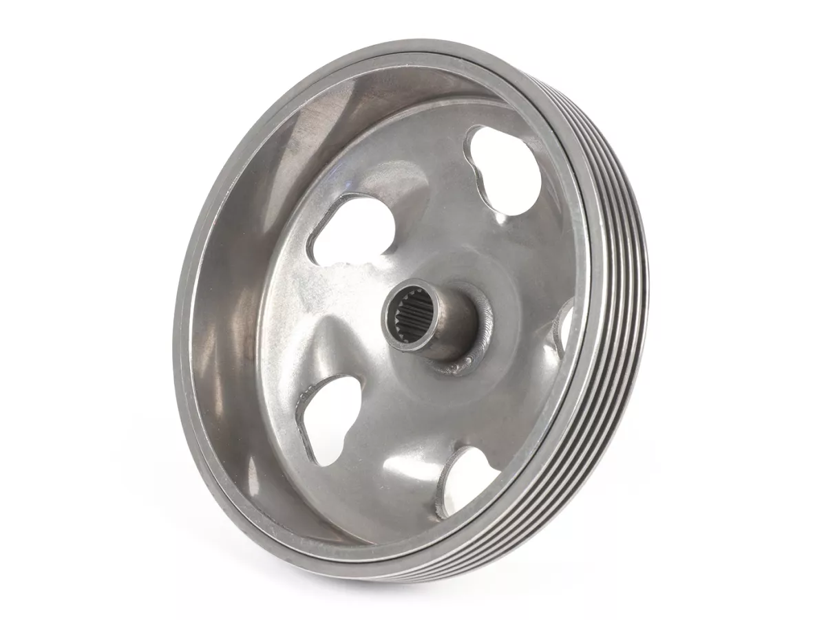 Clutch bell -MALOSSI Maxi Wing Clutch Bell- Ø125mm - HONDA 125-150, KYMCO 125-200, SYM 125-200, PEUGEOT 125-150, SCOMADI TT 125, Royal Alloy GP 125, LAMBRETTA V 125 Special