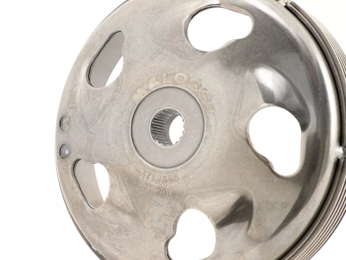 Kopplingsklocka -MALOSSI Maxi Clutch Bell Ø125mm, 950 gr. - MBK Ocito 125 (Euro3), YAMAHA Aerox 155 NVX (2017-, Euro4), NMax 125 (-2016, Euro3, E353E), NMax 125 (2017-, Euro4, E3X7E), NMax 155 (-2016, Euro3), NMax 155 (2017-, Euro4), Tricity 125 (2017-, E