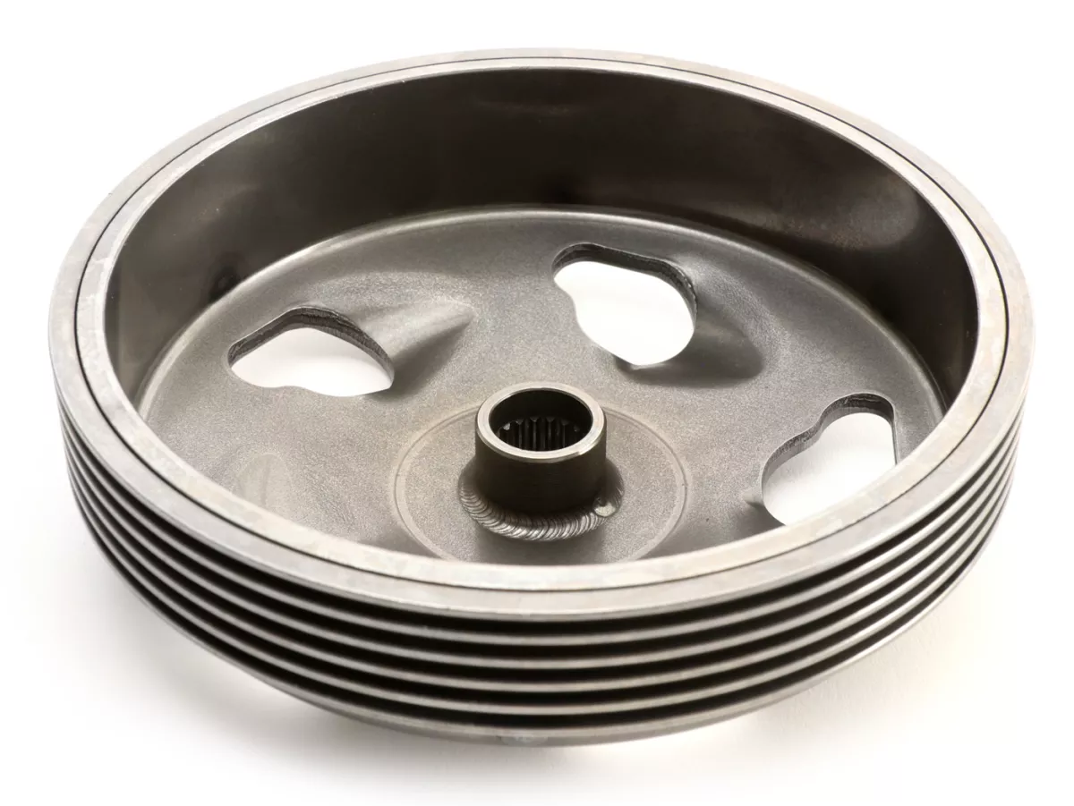 Kopplingsklocka -MALOSSI Maxi Clutch Bell Ø125mm, 950 gr. - MBK Ocito 125 (Euro3), YAMAHA Aerox 155 NVX (2017-, Euro4), NMax 125 (-2016, Euro3, E353E), NMax 125 (2017-, Euro4, E3X7E), NMax 155 (-2016, Euro3), NMax 155 (2017-, Euro4), Tricity 125 (2017-, E