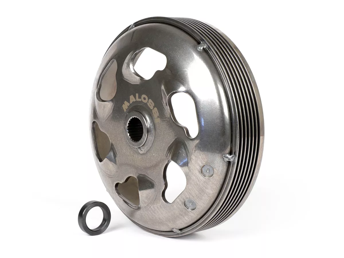 Lonceng kopling -MALOSSI- Lonceng Kopling Maxi Ø 160mm - 1674 gr. - PIAGGIO 400-500cc, APRILIA 400-500cc, GILERA 500, PEUGEOT 400-500cc, MALAGUTI 500cc, BMW 400cc