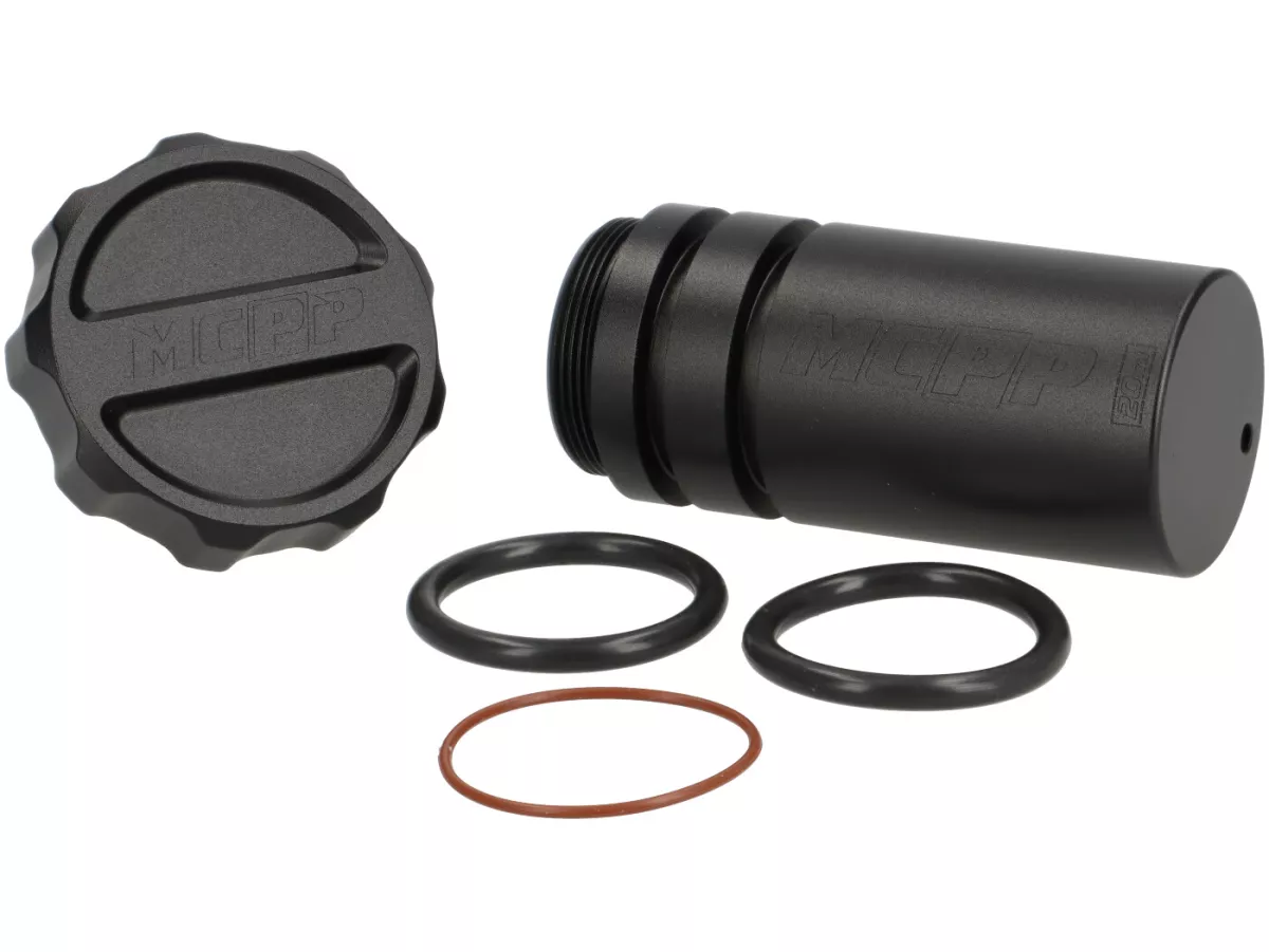 Bouchon de réservoir de carburant -MC Cap- Motorsport Style avec réservoir d'huile.  Piaggio Bravo, Ciao, Citta