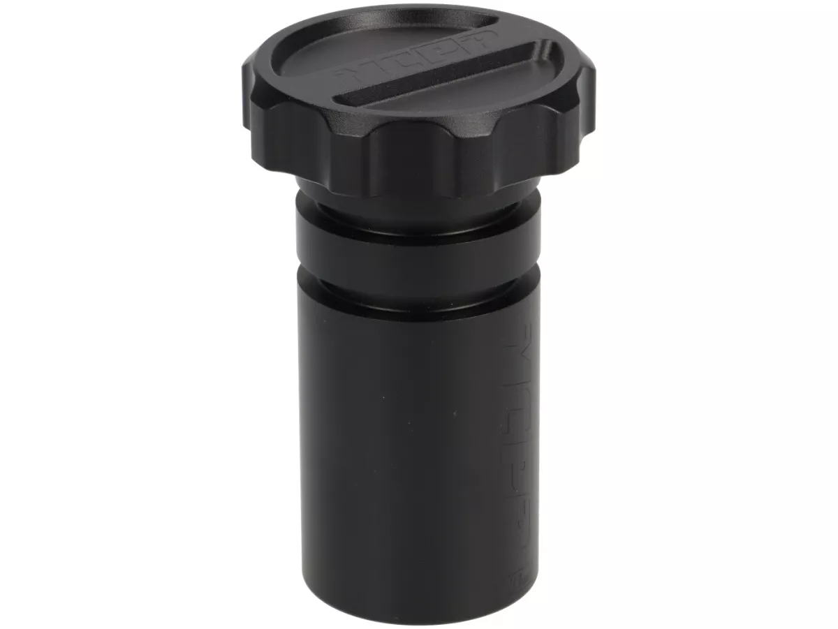 Bouchon de réservoir de carburant -MC Cap- Motorsport Style avec réservoir d'huile.  Piaggio Bravo, Ciao, Citta