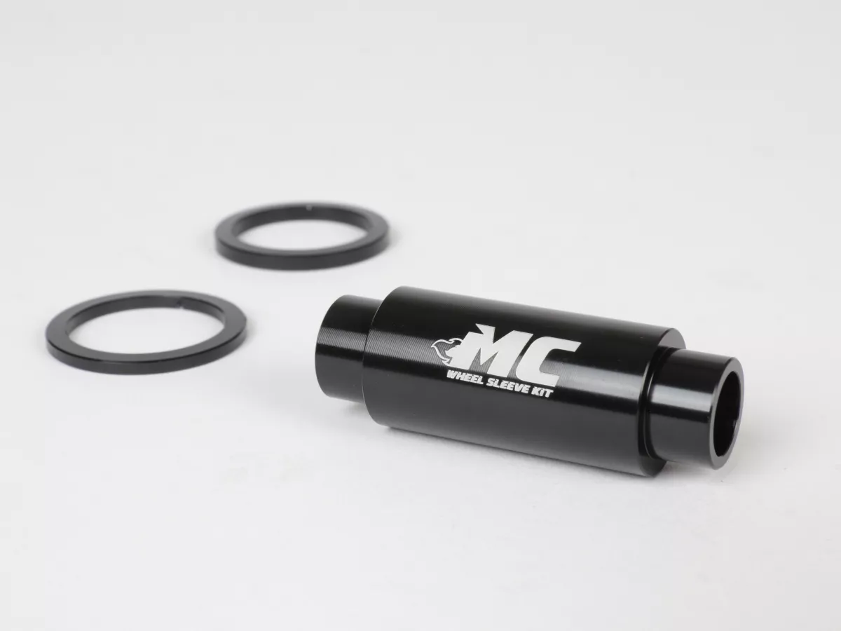 Ombouwset voor voorwiel -MC WHEEL SLEEVE KIT- Zwart- Piaggio Bravo, Ciao, Si, Boxer
