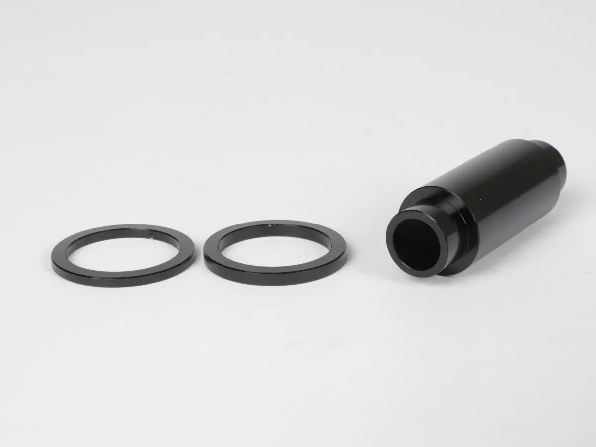 Ombouwset voor voorwiel -MC WHEEL SLEEVE KIT- Zwart- Piaggio Bravo, Ciao, Si, Boxer