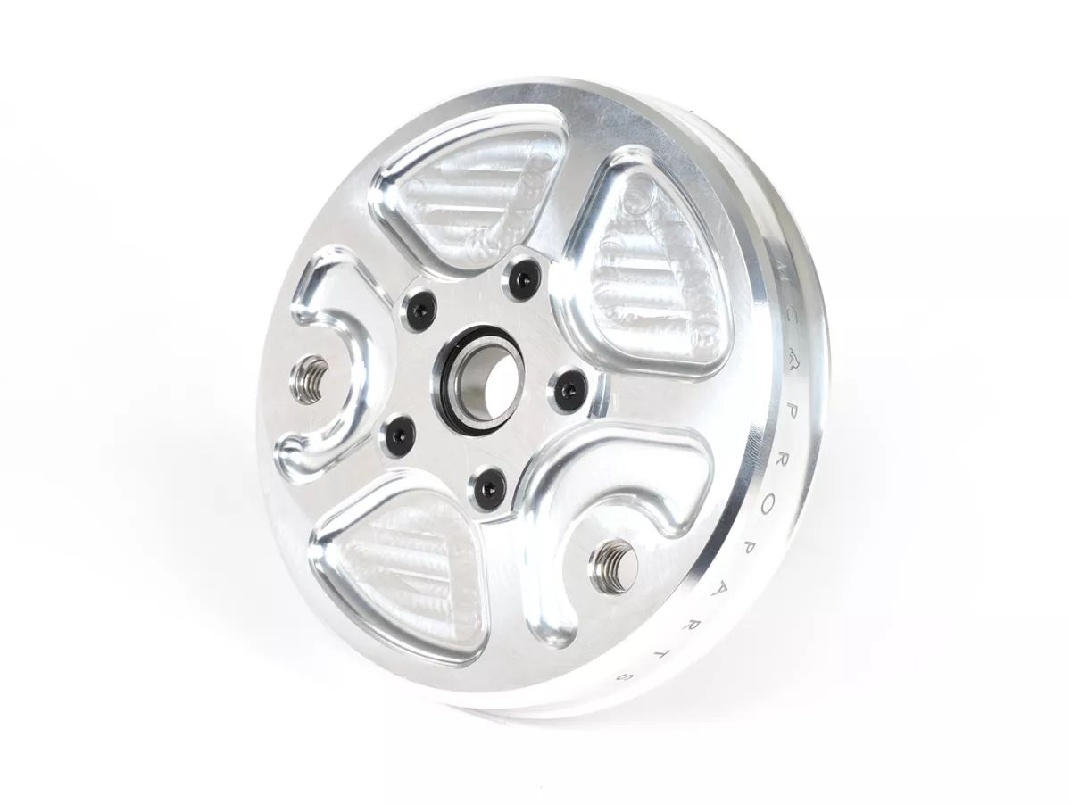 Plaque de roulement roue arrière -MCRWK- Piaggio Boxer 1 et Boxer 2 CNC aluminium