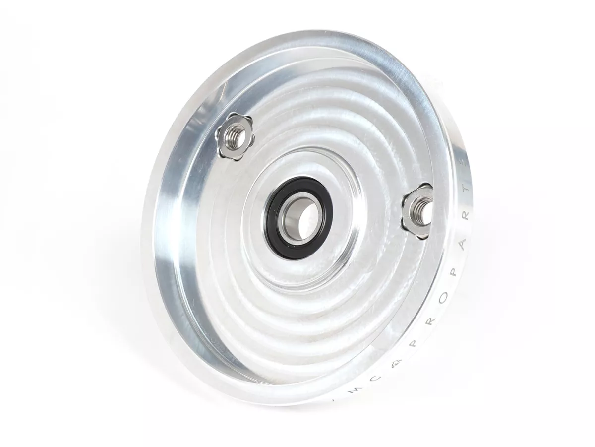 Plaque de roulement roue arrière -MCRWK- Piaggio Boxer 1 et Boxer 2 CNC aluminium