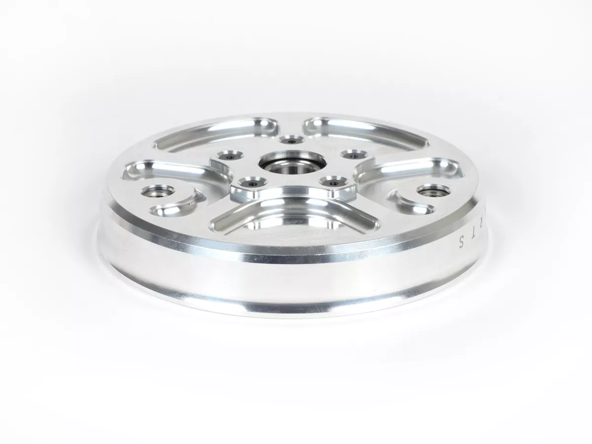 Plaque de roulement roue arrière -MCRWK- Piaggio Boxer 1 et Boxer 2 CNC aluminium