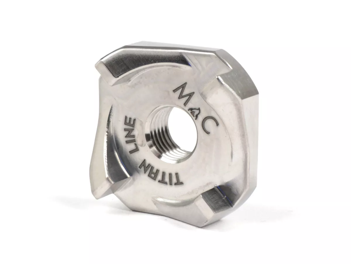 Dado -MC PROPARTS- Cavo di avviamento TITAN M10x1,25 Piaggio Ciao, Bravo, Si. Boxer - V2