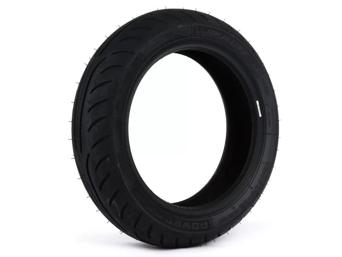 Ban -MICHELIN Power Pure SC depan/belakang - 120/70 - 12 inci yang diperkuat TL 58P