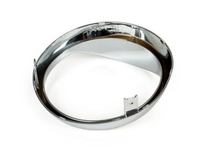 Täckring för strålkastare med skärm -MOTO NOSTRA- Vespa Primavera (2013-) - krom