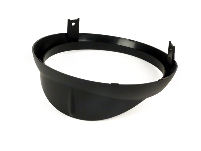Headlight rim with visor -MOTO NOSTRA- Vespa Primavera (2013-) - flat black