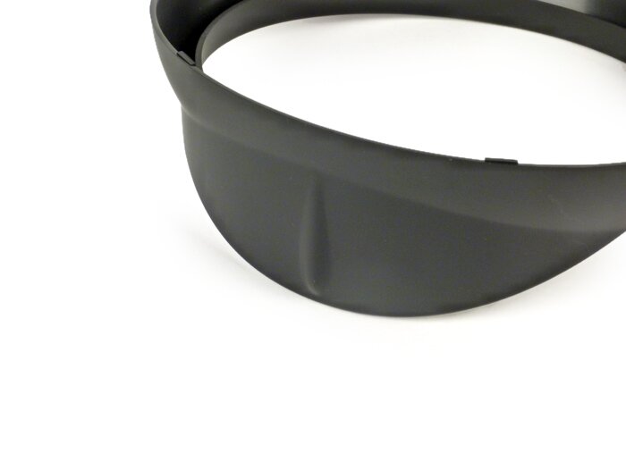 Headlight rim with visor -MOTO NOSTRA- Vespa Primavera (2013-) - flat black