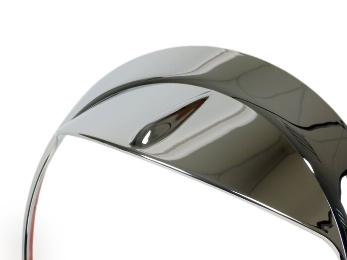 Anello di rifinitura del faro con paraluce -MOTO NOSTRA (-2018)- Vespa GT, GTL, GTS 125-300, GTS 125-300 Super - cromo