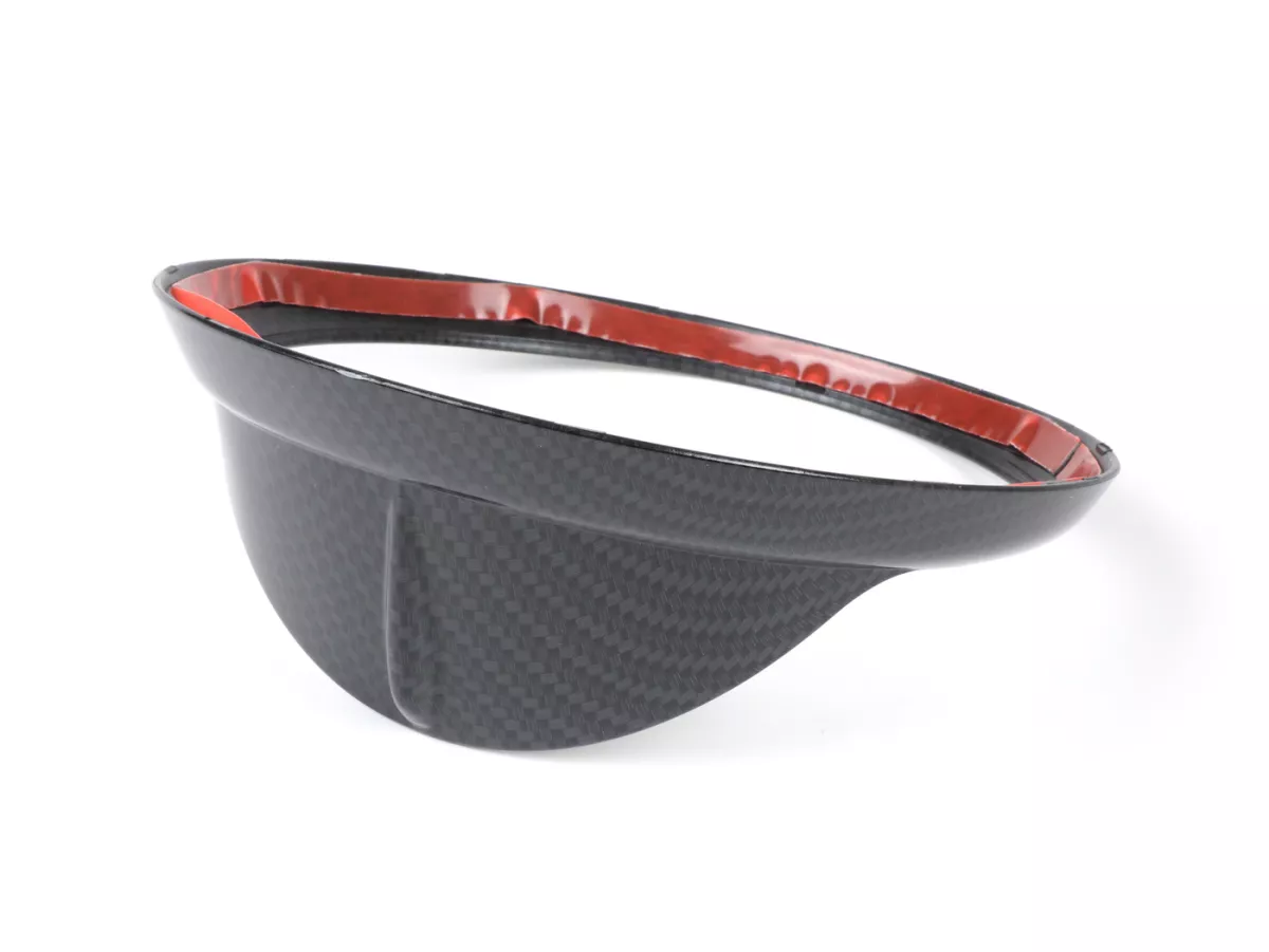 Cincin trim lampu depan dengan peneduh -MOTO NOSTRA (-2018) - Vespa GT, GTL, GTS 125-300, GTS 125-300 Super - gaya karbon