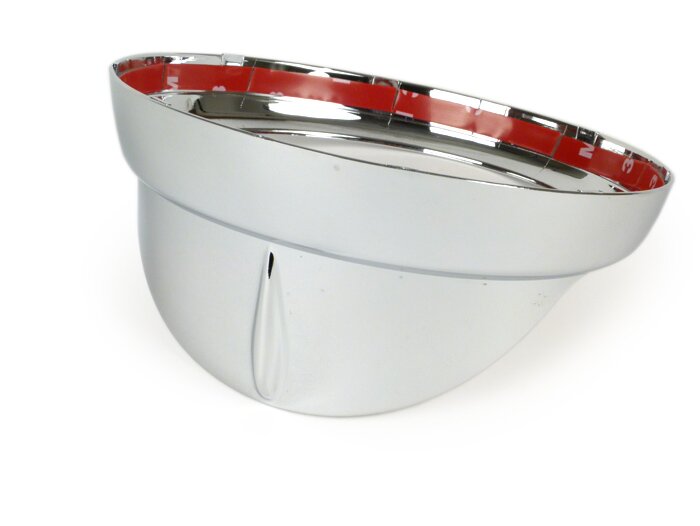Koplamp sierring met kap -MOTO NOSTRA- Vespa LX 50, LX 125, LX 150, GTV, GT60 125-300 - chroom